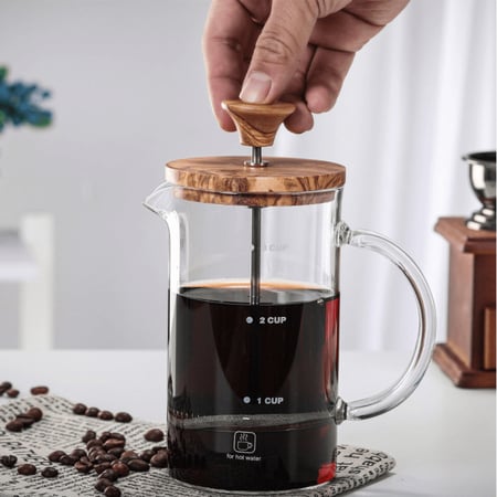 فرنش بريس French Press بعدة أحجام