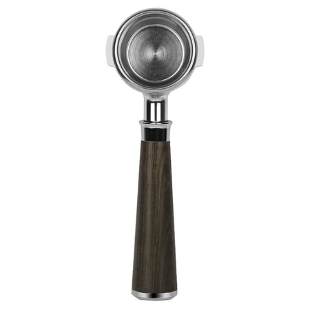 طقم بورتافلتر مكشوف خشب غامق مقاس E61 58mm