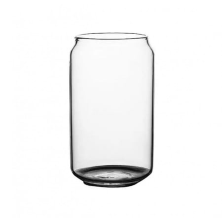 كوب زجاجي شفاف بعدة أحجام