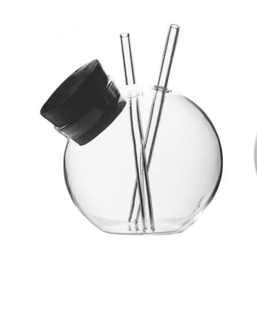 كوب زجاجي بشكل كروي 250 مل