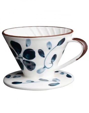 قمع V60 خزف رسم يدوي متعدد الاحجام والالوان