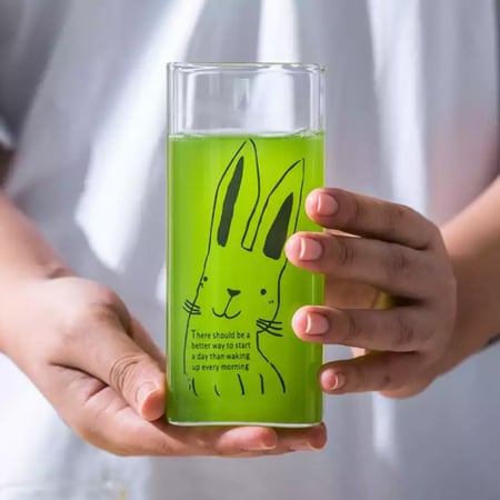 كوب زجاجي شفاف 400 مل