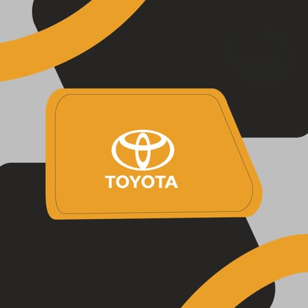 تويوتا الزجاج الامامي (الوجهه فقط)