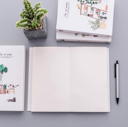 دفتر 100 ورقة غير مسطر