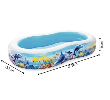 مسبح الأطفال الاسطواني مع كرات للعب - Bestway