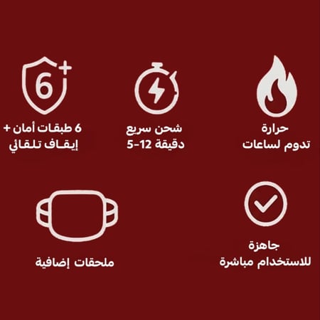 كمادة ريد كهرمائية من ملفت