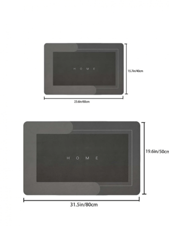 دعاسة باب للحمام بطباعة أحرف BATHROOM