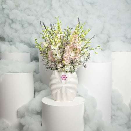 مزهرية أغصان البيبي اوركيد