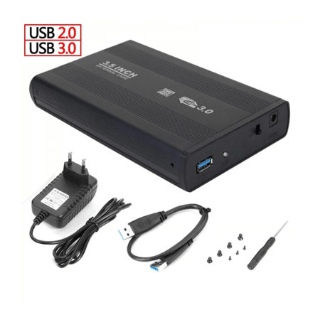 علبة هاردسك خارجي حجم كبير ساتا