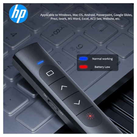 ريموت لعرض البوربوينت بكل سهولة مفيد للمعلمين / hp ss10 wireless presentation flip pen