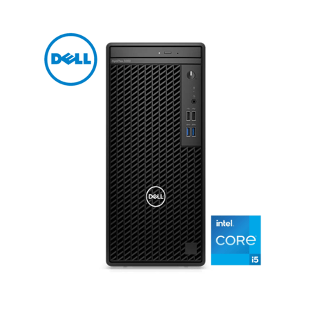 كمبيوتر مكتبي ديل 3000 OptiPlex المعالج انتل كور آي 5-12500 الرامات 8 جيجابايت التخزين 512 جيجا DVD لوحة مفاتيح وماوس