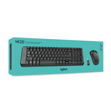 كيبورد و ماوس لوجيتك لاسلكي - MK220