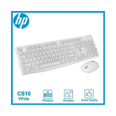 كيبورد و ماوس لاسلكي CS10 - HP