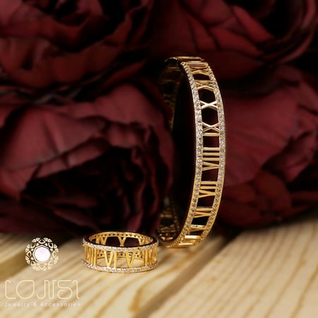 اسوارة وخاتم زركون رائعة