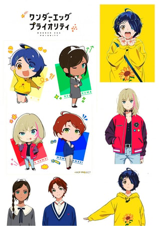 Wonder Egg Priority stickers