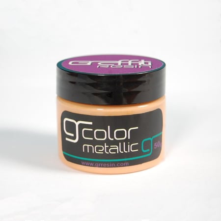 609 - ميتلك أوكر Graffiti Resin Metallic Ocher