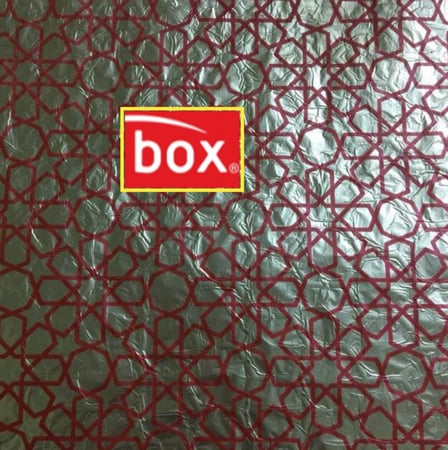 ورق قصدير أحمر للسندوتشات 25*35