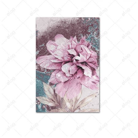 لوحات منظر طبيعي لوردة باللون الوردي