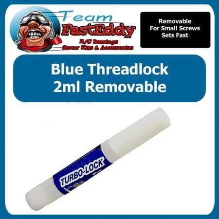 Team FastEddy Blue Thread Locker 2ml (Removeable)