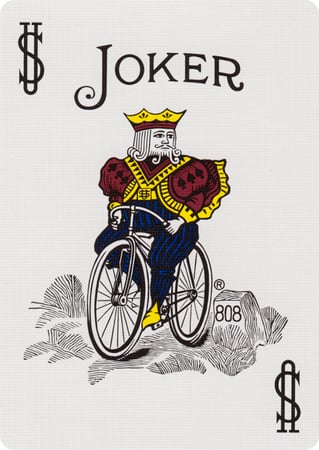 ورق لعب بلوت بايسكل اوتو بيك نمبر 1 - احمر