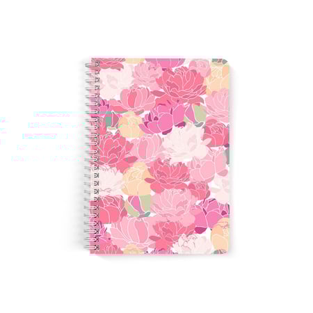 دفتر  سلك A5 ورق مسطر 60  ورقة