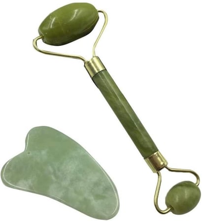 مجموعة العناية بالبشرة جاد رولر الأصلي و حجر التدليك