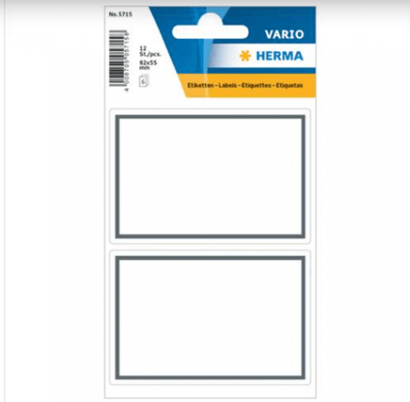 ستيكر مربعات مع اطار ,3 اوراق