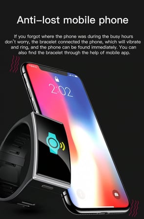 ساعة ذكية رياضية بشاشة ملونة كبيرة 1.9 بوصة من ليمفو