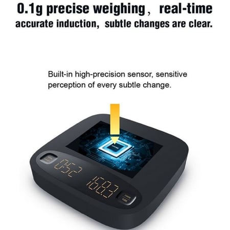 ميزان مع شاحن يو اس بي