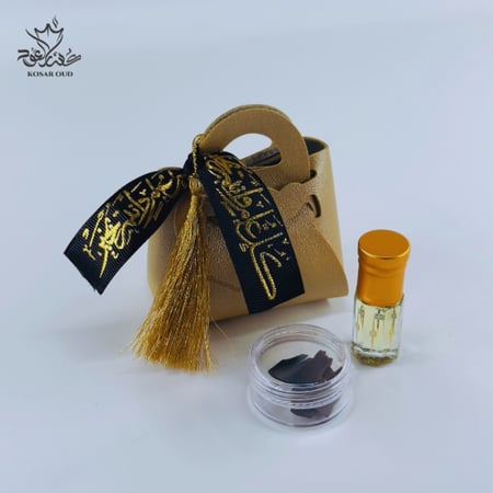 6 حقائب جلدية مع مخلط بلانكو عود وعود معطر K1