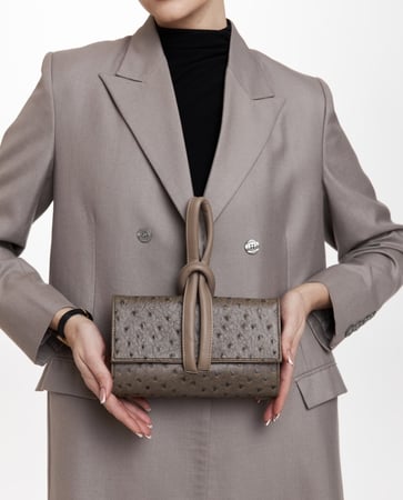 Mini Ostrich clutch