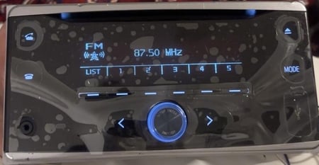 مسجل البازعي مرفق معه ستيكر مستعمل ( نظافة متوسطة )
