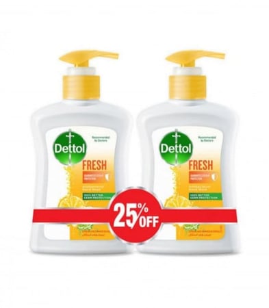 ديتول سائل لليدين ليمون ٢٠٠مل / عرض ٢ حبة