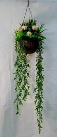 شجرة ورق دلايا  مع مركن ارتفاع 100 سم العرض 24 سم