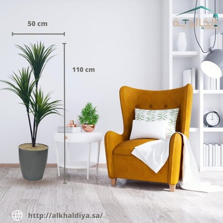 اشجار صناعية زينة ورق صبار  أرتفاع 110 سم