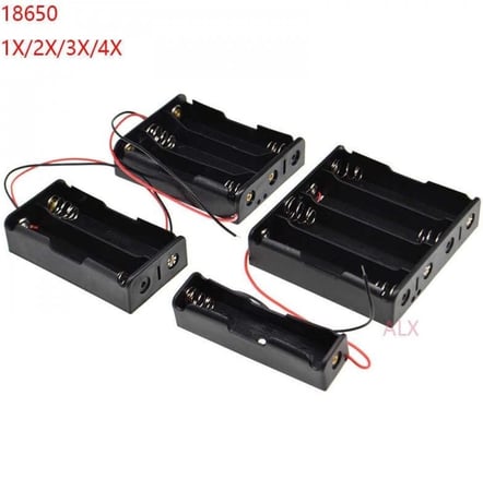 18650 battery holder  1 2 3 4 Slots