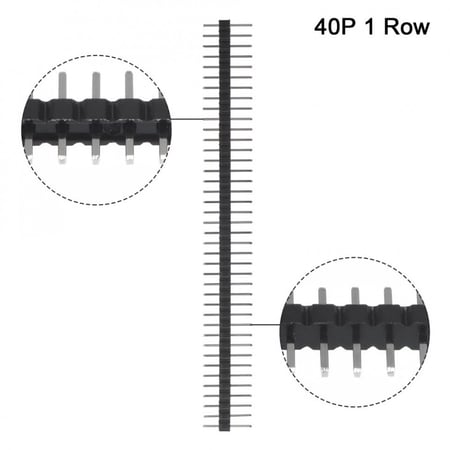 Straight Header Pin 40P 1 Row 2mm Pitch