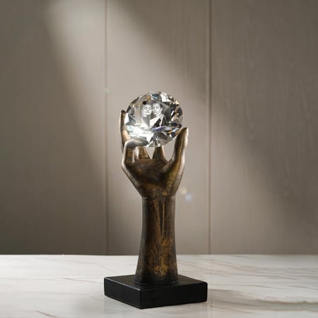 كريستال الفريدة بحفر 3D