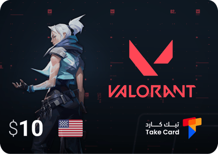 بطاقة شحن 10$  - Valorant RP