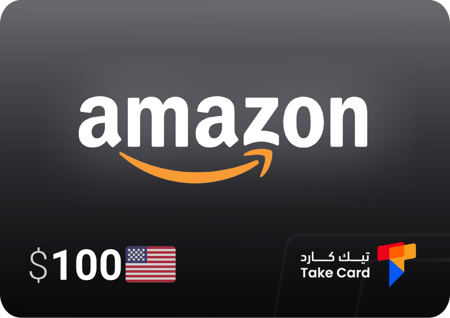 بطاقة امازون أمريكي 100 دولار
