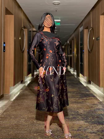 فستان مورد انيق 1064