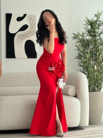 فستان باربي احمر 1054