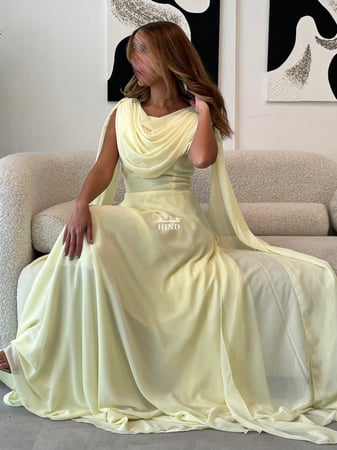 شيفون ليموني ناعم 1089