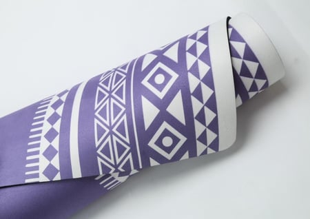 بساط تمرين روضة خريم - لون الخزامى بملمس مخملي فاخر "سميك"