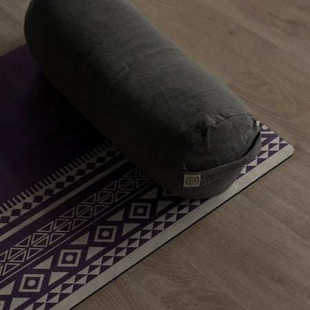 بساط تمرين روضة خريم - لون الخزامى بملمس مخملي فاخر "سميك"