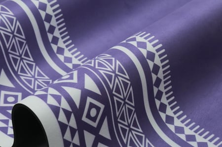 بساط تمرين روضة خريم - لون الخزامى بملمس مخملي فاخر "سميك"