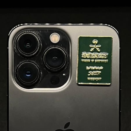 ستيكر حديد ( الجواز السعودي )