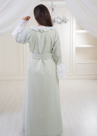 Reception robe with Victorian design