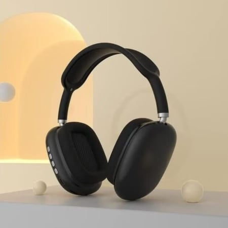 سماعة بلوتوث P9 مع وسادات أذن مريحة وعزل ضوضاء