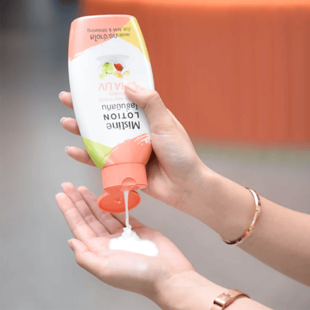 لوشن تفتيح وترطيب مع حماية من الشمس من ميستين التايلاندي 150 مل